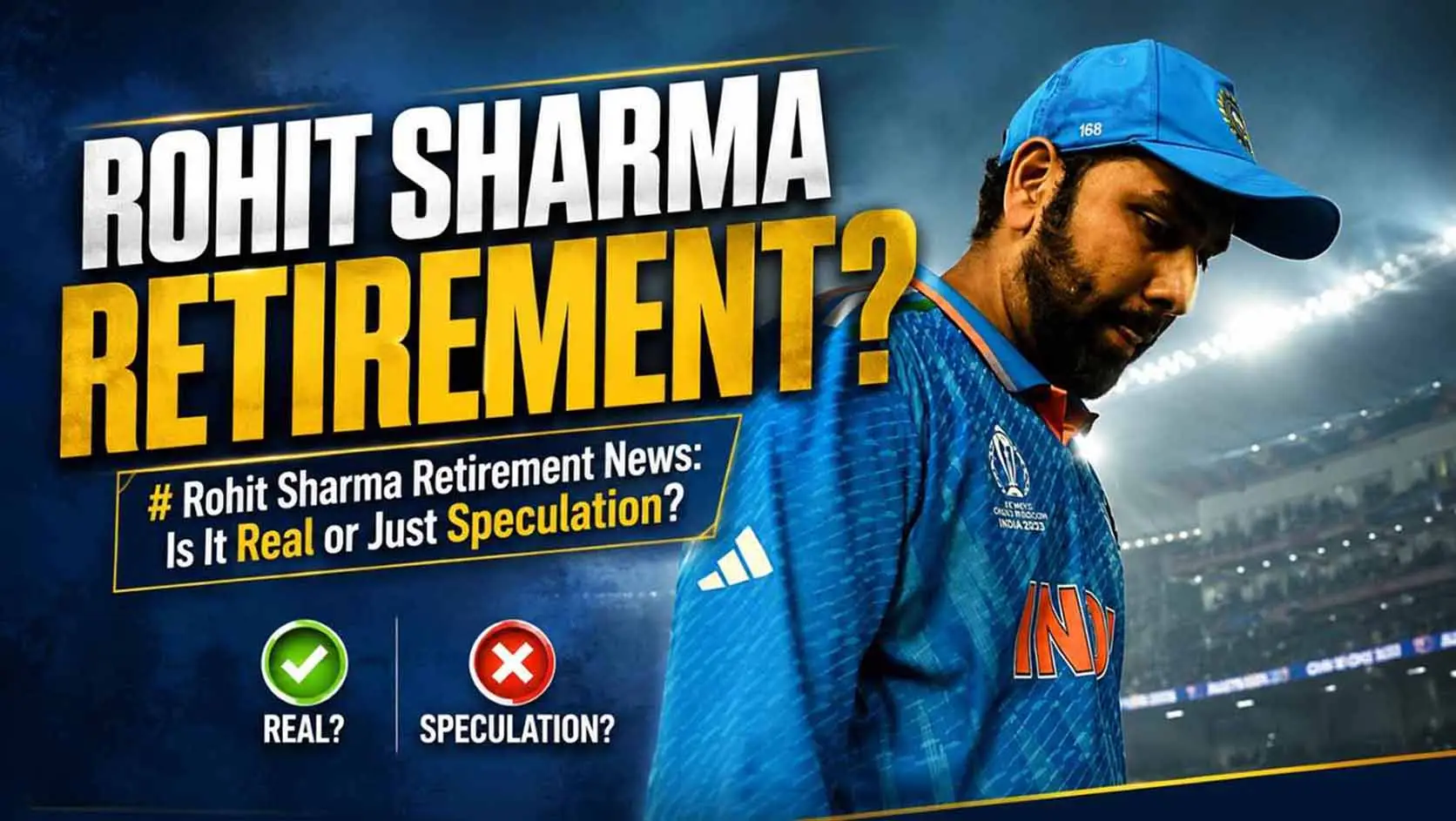 rohit sharma retirement news real or fake