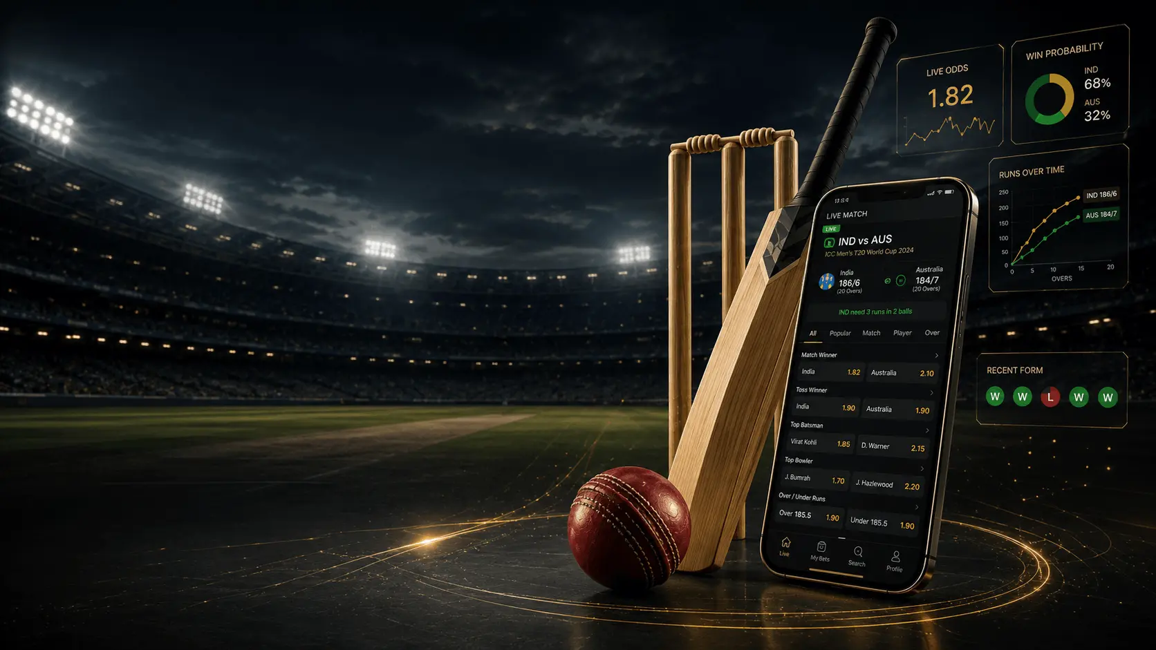 cricket ground mobile match score